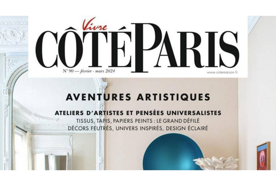 Le tapis gris Bibelot dans Vivre Coté Paris