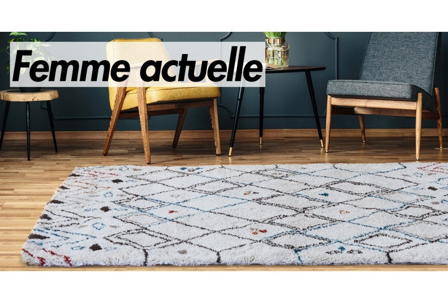 Notre tapis Farandole sélectionné par Femme Actuelle