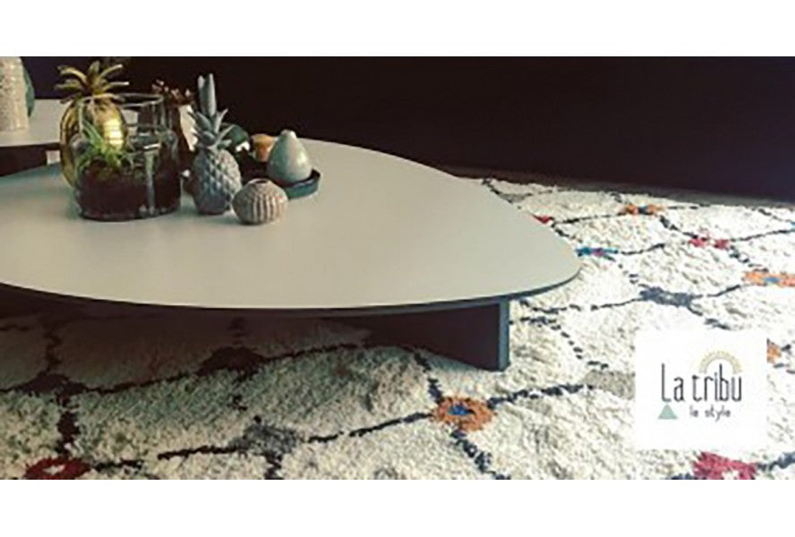 Le tapis kaboshon beige chez la Tribu du Flocon