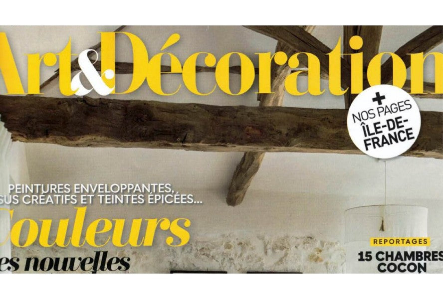 Le papier peint bleu Syntone dans Art & Décoration