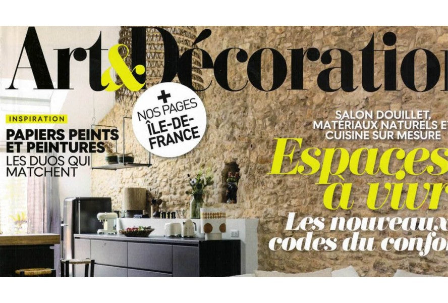 Les papiers peints Arpège et Déesse bleu dans Art & Décoration