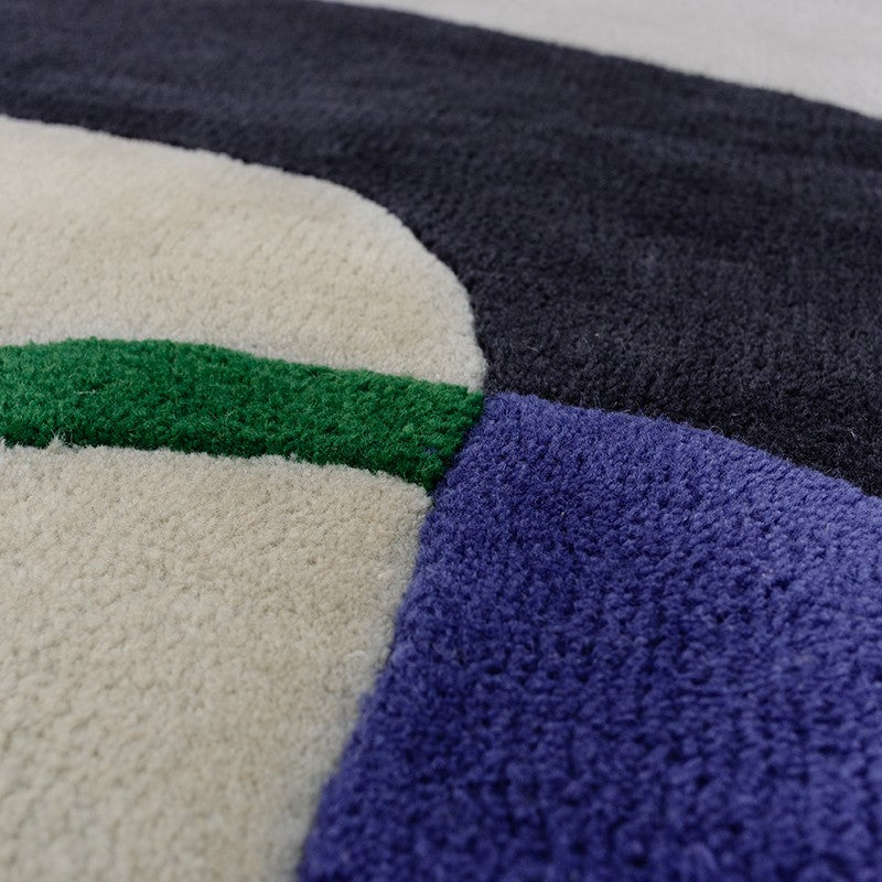 Tapis bleu électrique