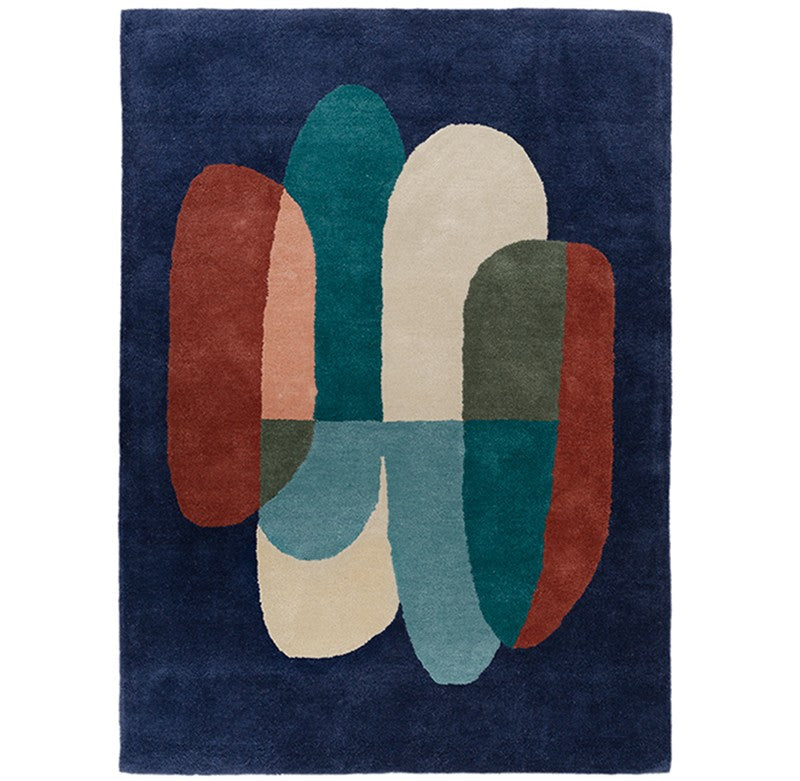 Tapis en laine de Nouvelle-Zélande, haute qualité, motif multicolore