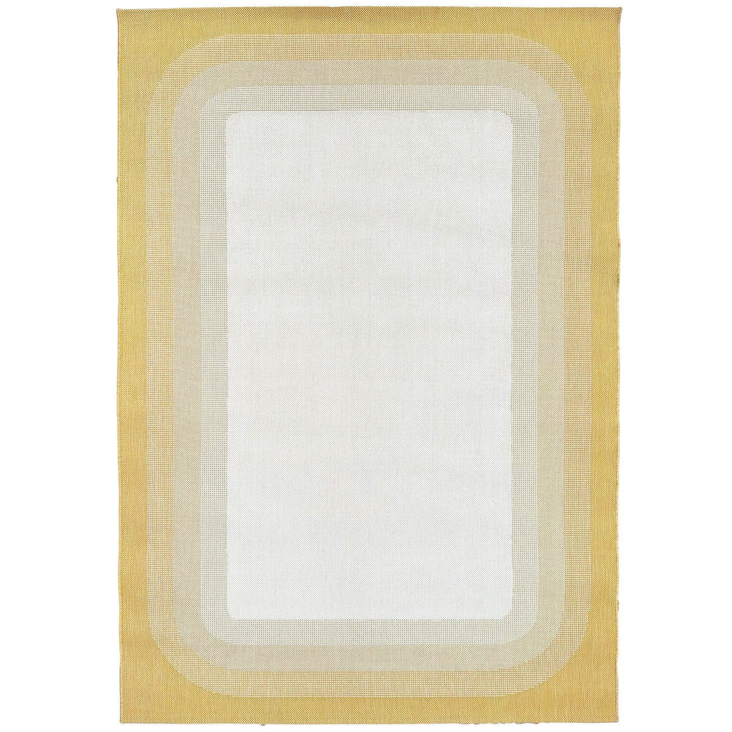 Tapis d'extérieur jaune