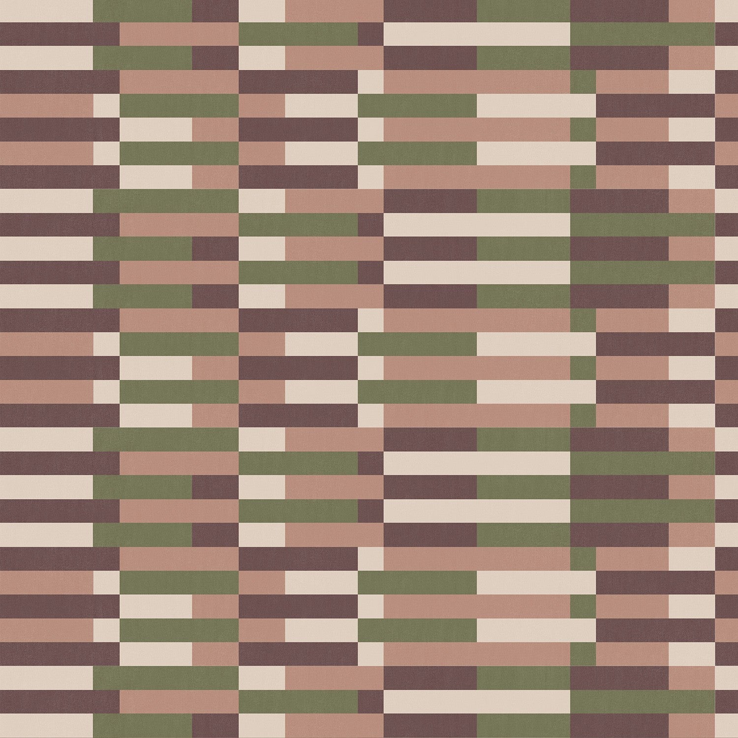 Wallpaper terracotta Bauhaus