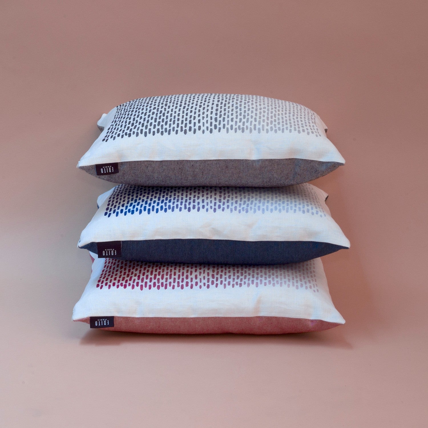 Coussin Rainbow Bleu