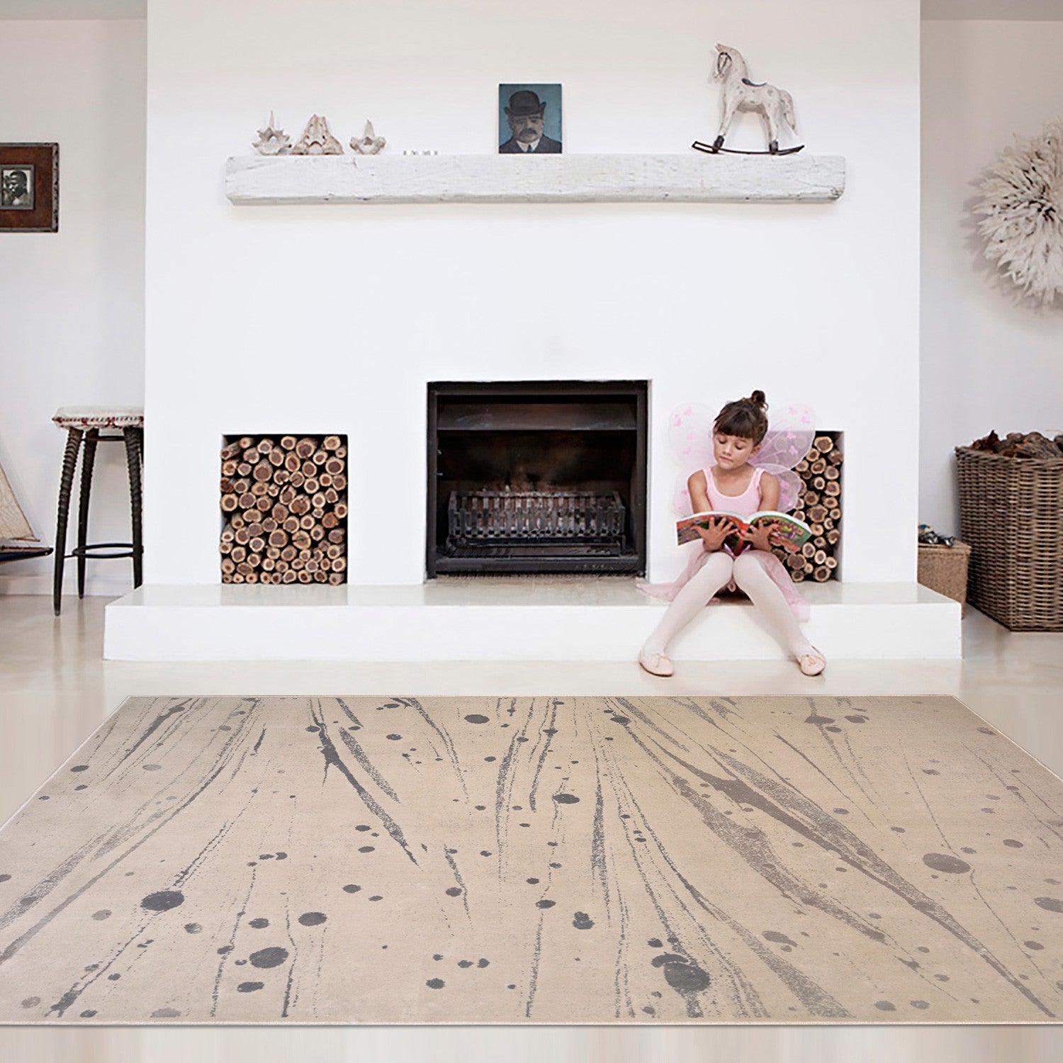 Tapis de salon en viscose