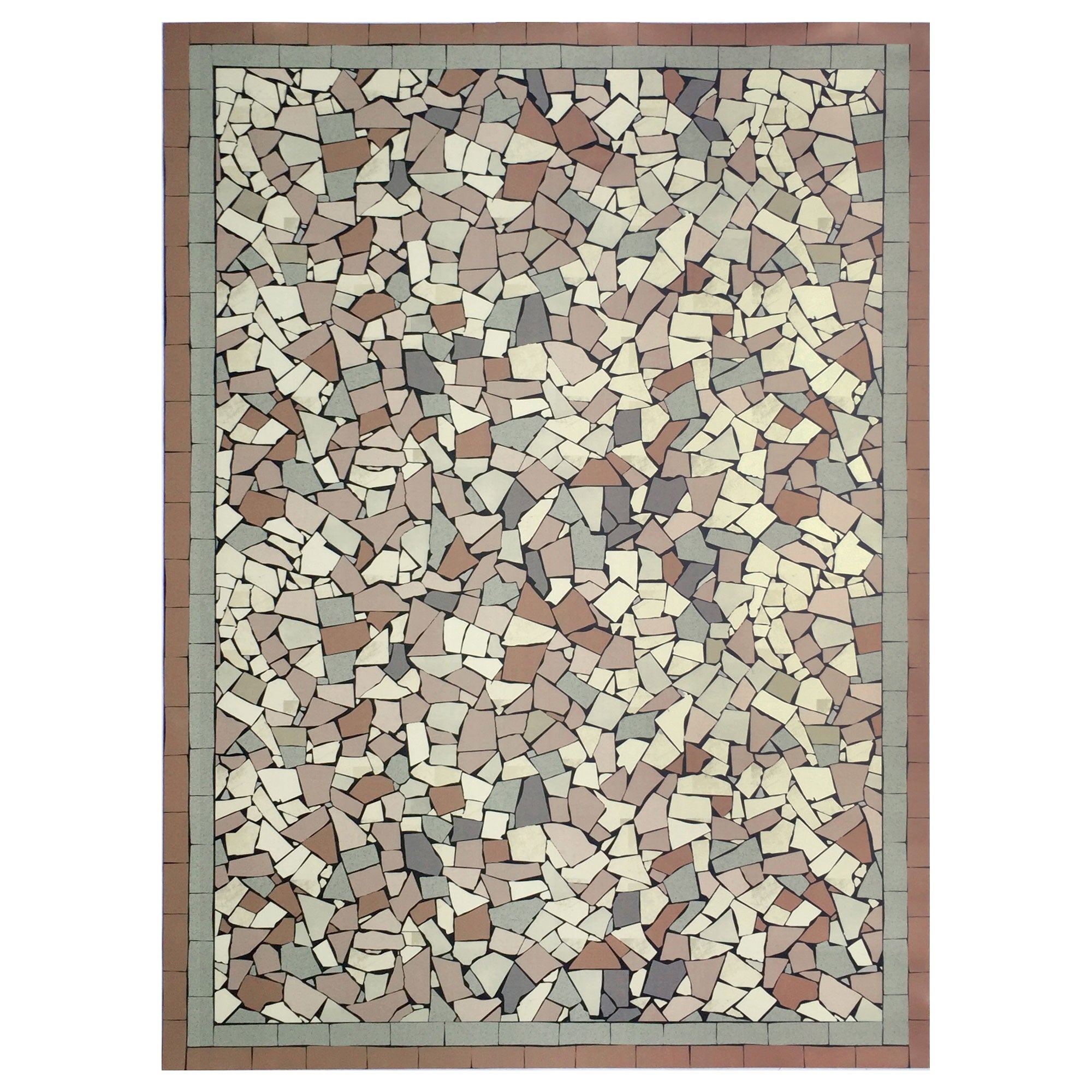 Tapis vinyle mosaique Sienna