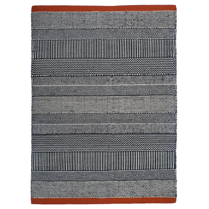 Tapis Triptik Noir et Rouge
