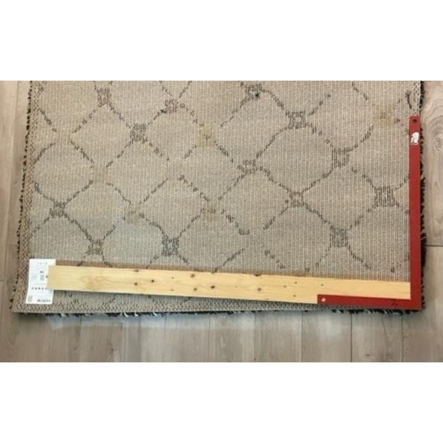 Tapis jaune et vert olive Kaboshon