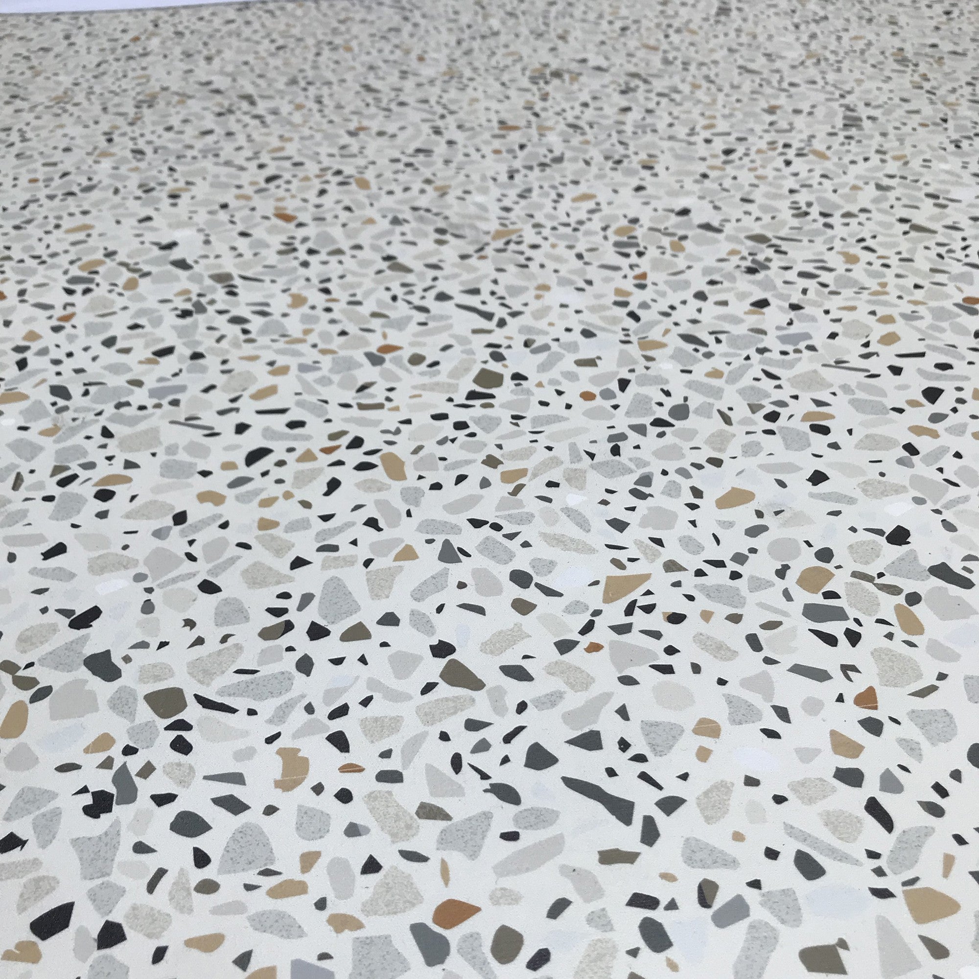 Tapis vinyle Terrazzo beige