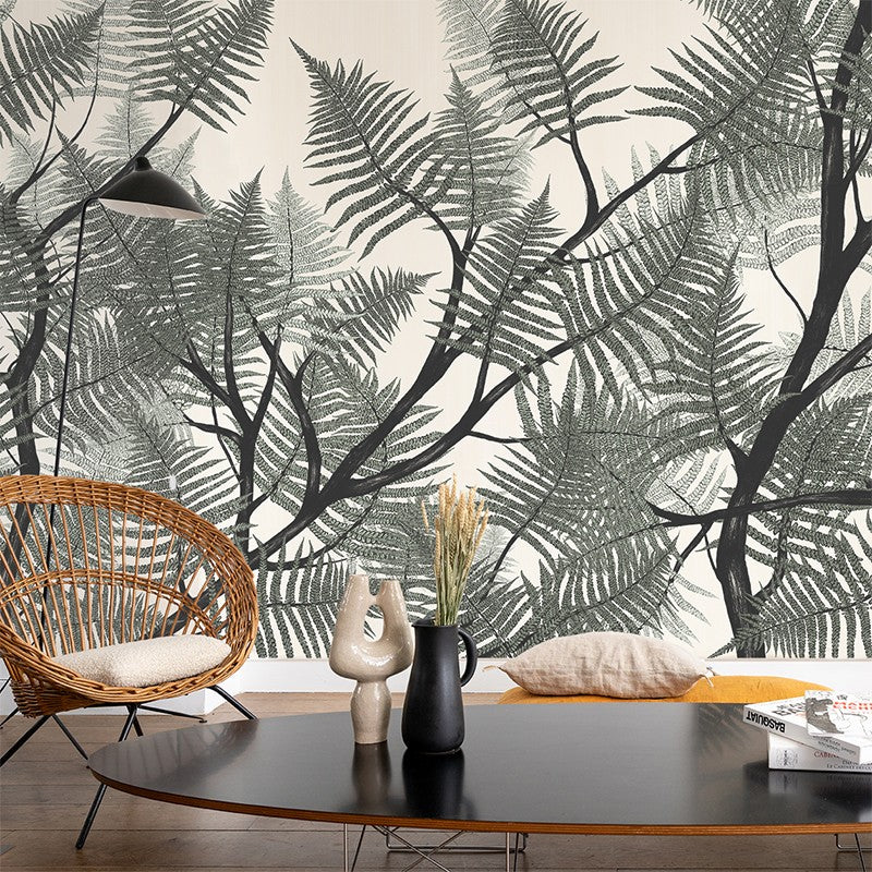 Papier peint panoramique feuillage Luxuriance