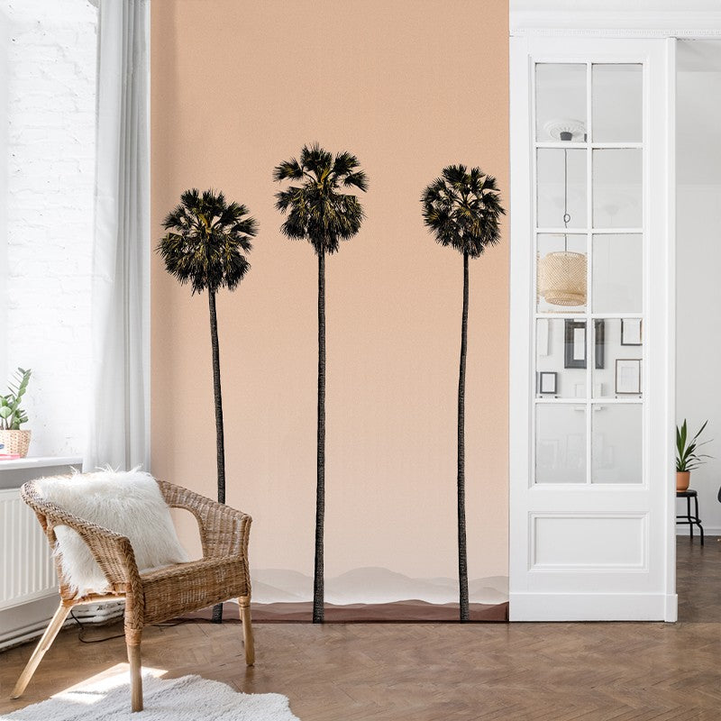 Panoramic wallpaper Palmiers