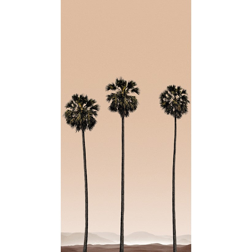 Panoramic wallpaper Palmiers