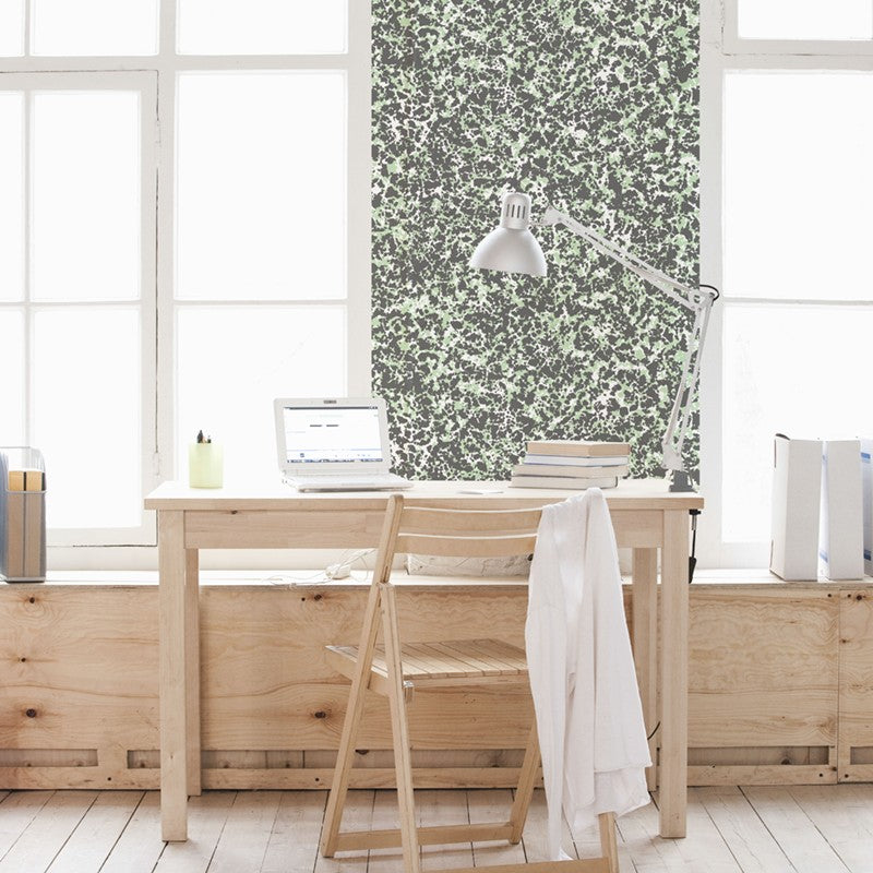 Papier peint Beaux Arts vert