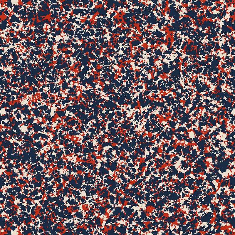 Papier peint Beaux Arts rouge