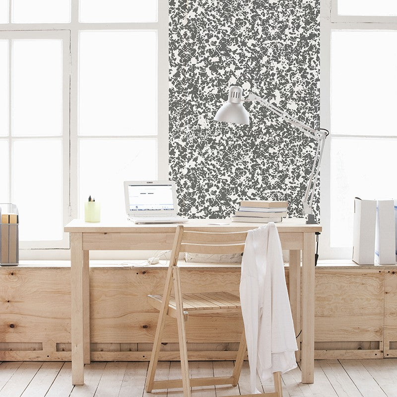 Papier peint noir et blanc Beaux Arts