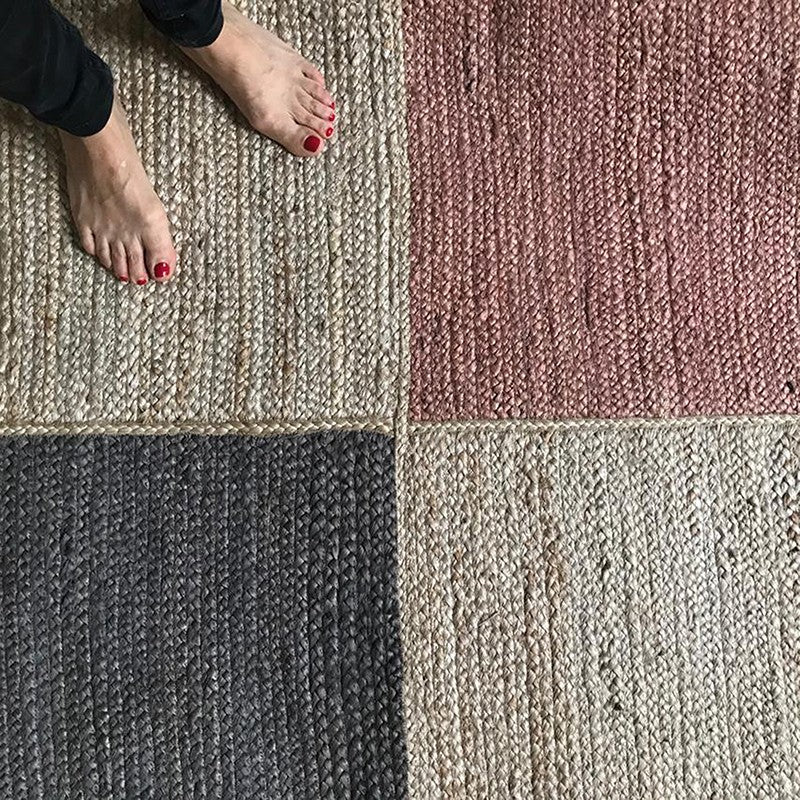 Tapis Kross grey and nude