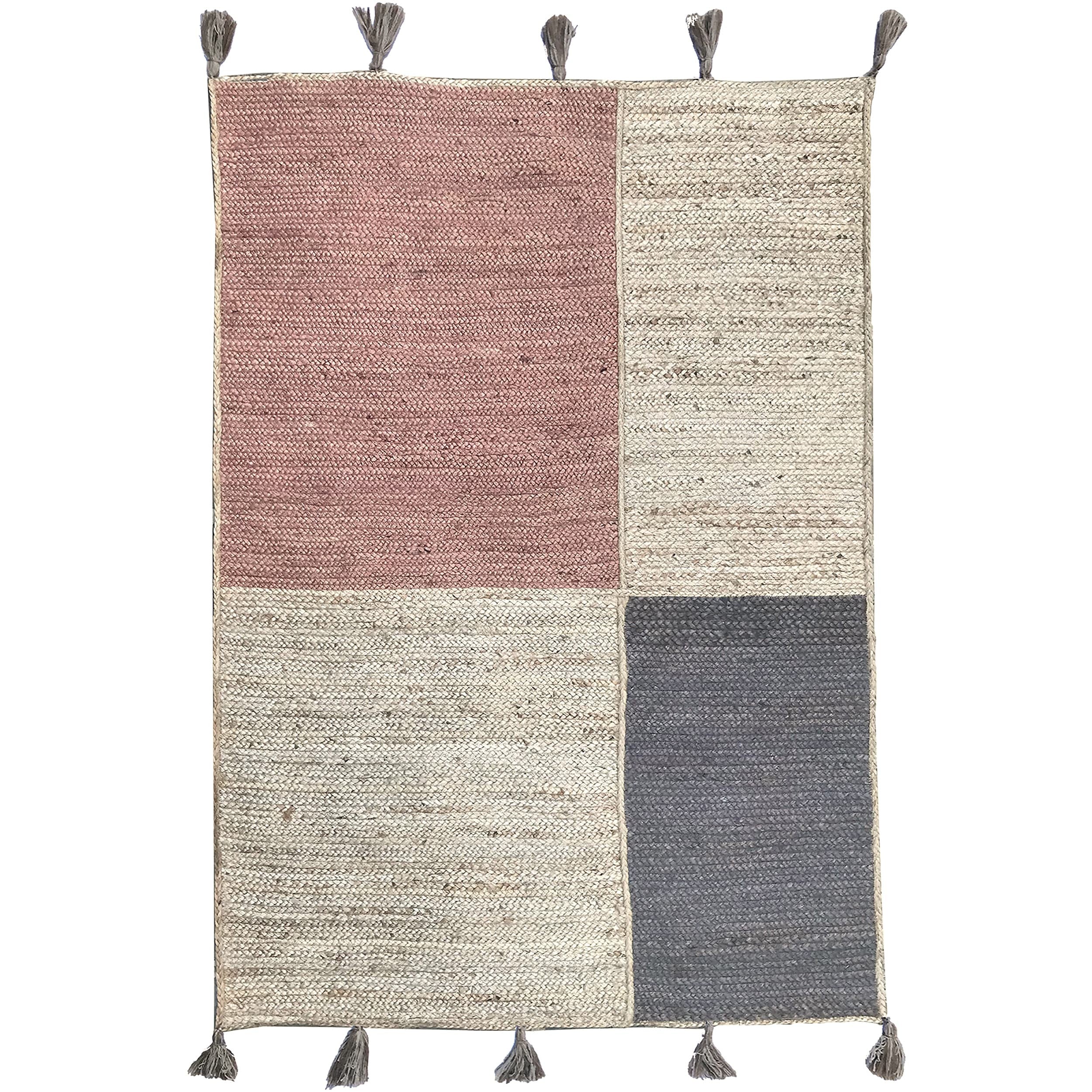 Tapis Kross grey and nude