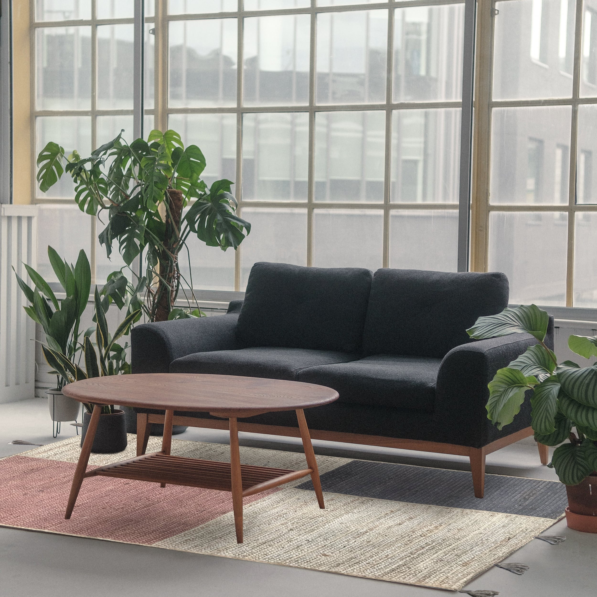 Tapis Kross grey and nude