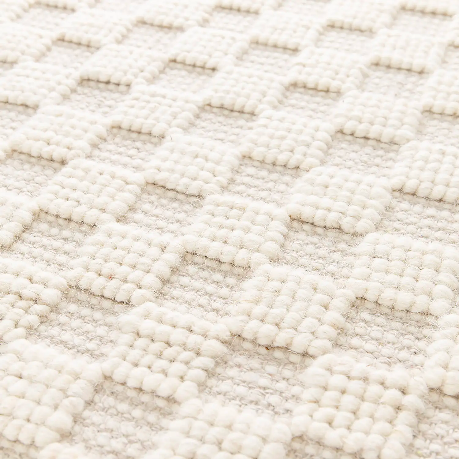 Zoom texture tapis damier blanc