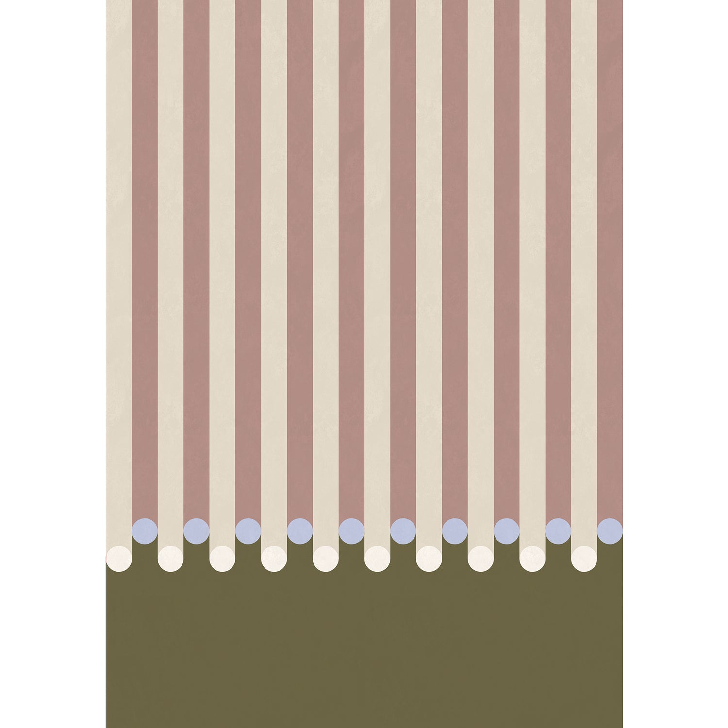 Papier peint kaki Dott
