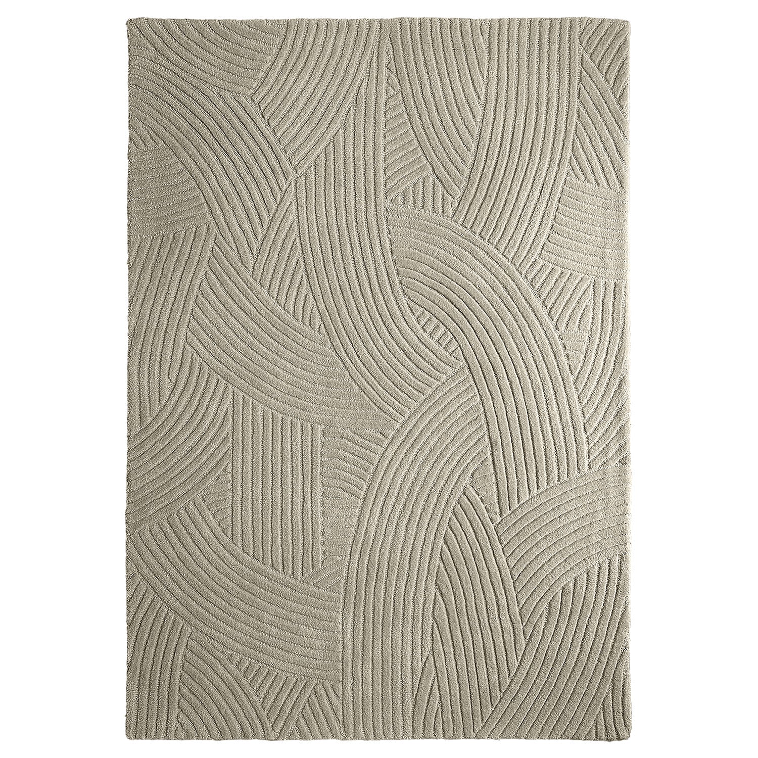 Tapis beige uni Canopée