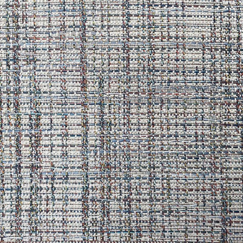 Tapis extérieur bleu effet tweed