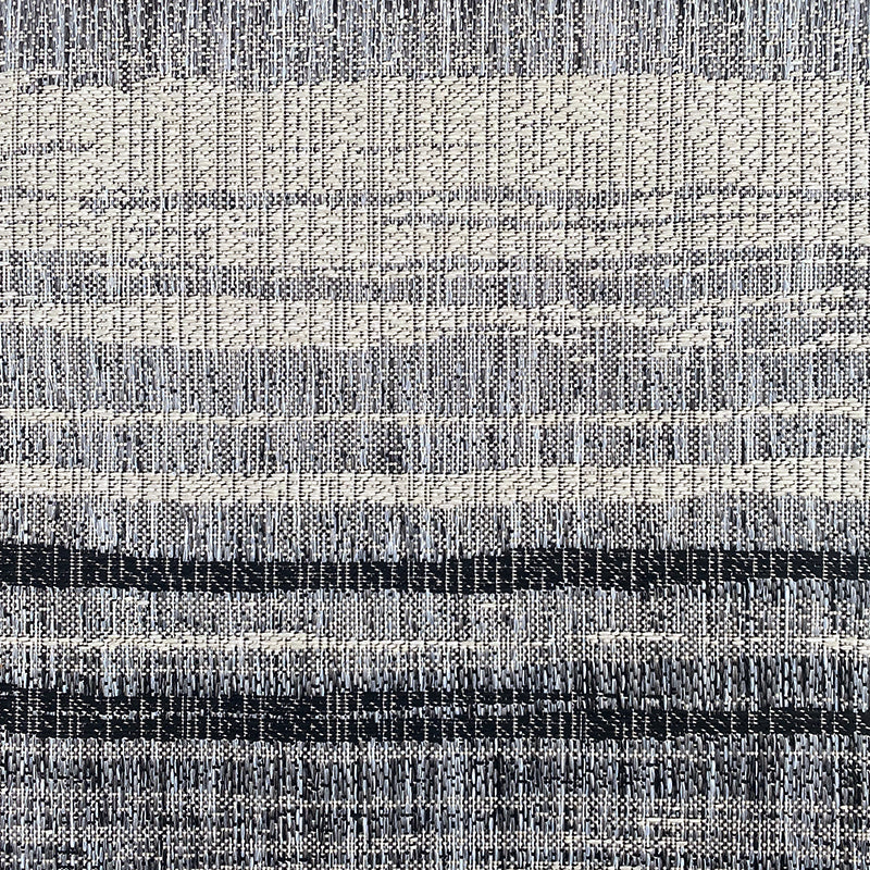 Tapis extérieur noir et blanc
