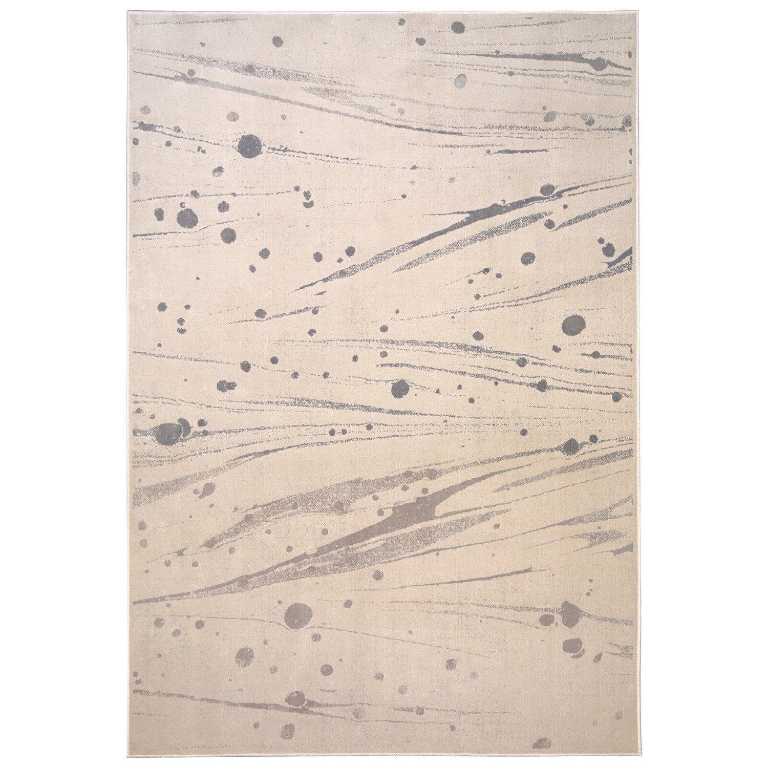 Tapis en viscose motif galaxie