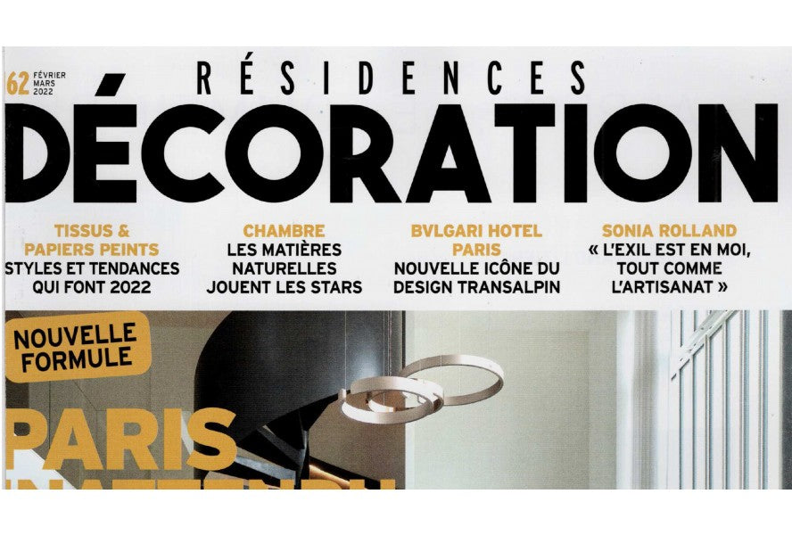 Le papier peint Banana jaune chez Résidences Décoration