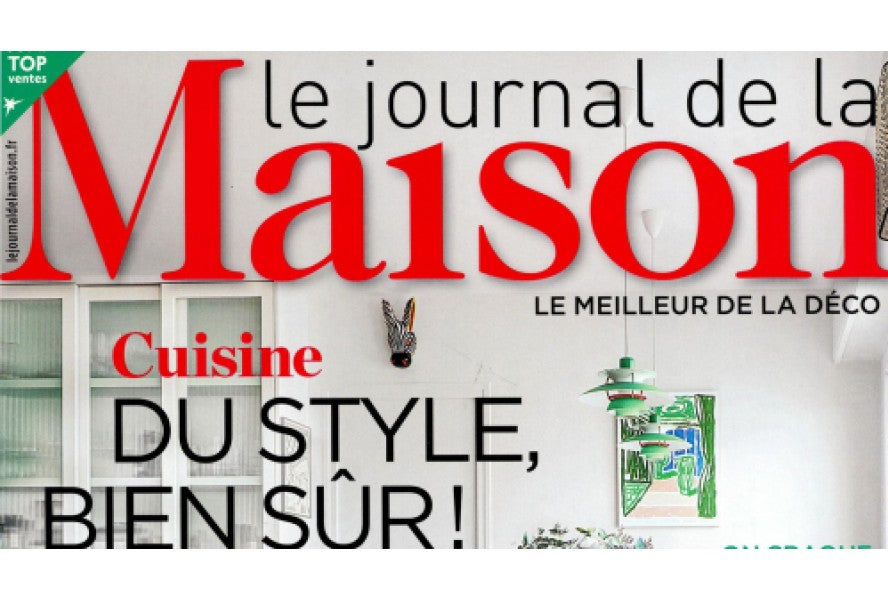 Le tapis Inclusion bleu électrique dans le Journal de la Maison