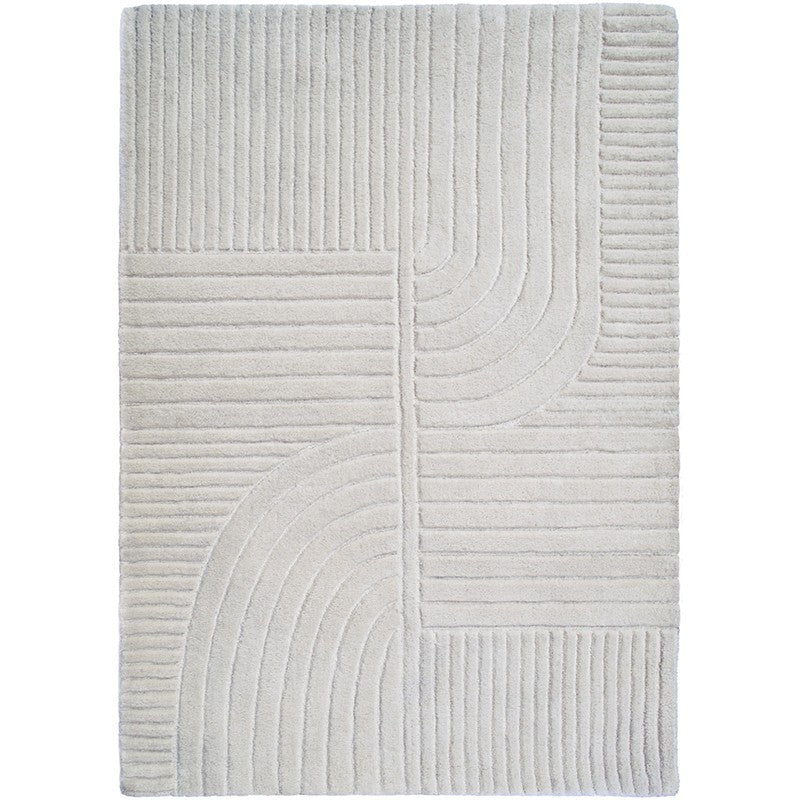 Tapis blanc cassé Equivok