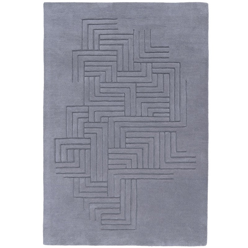 Tapis de salon gris design