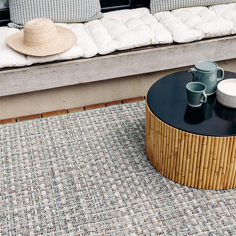 Tapis extérieur multicolore