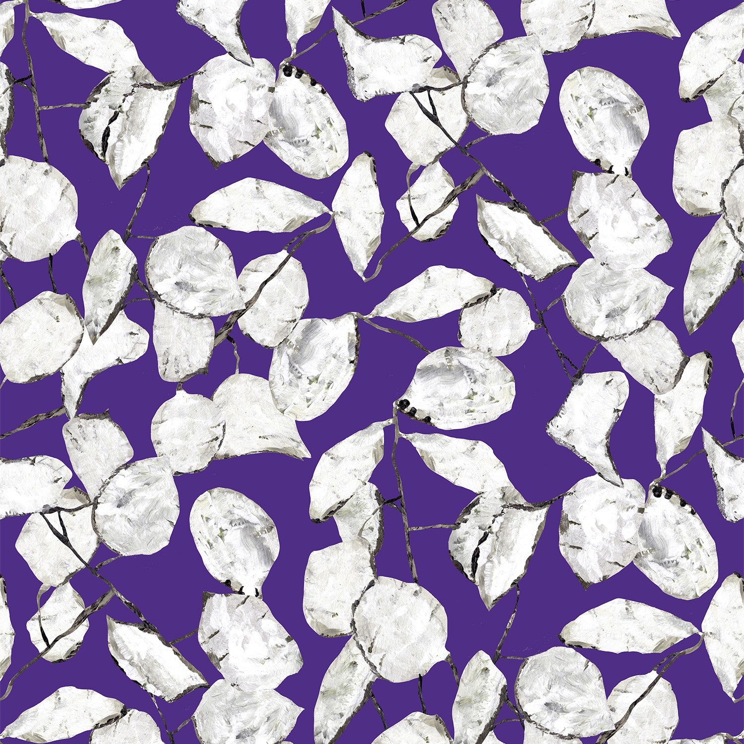 Papier peint violet Monnaie de Pape