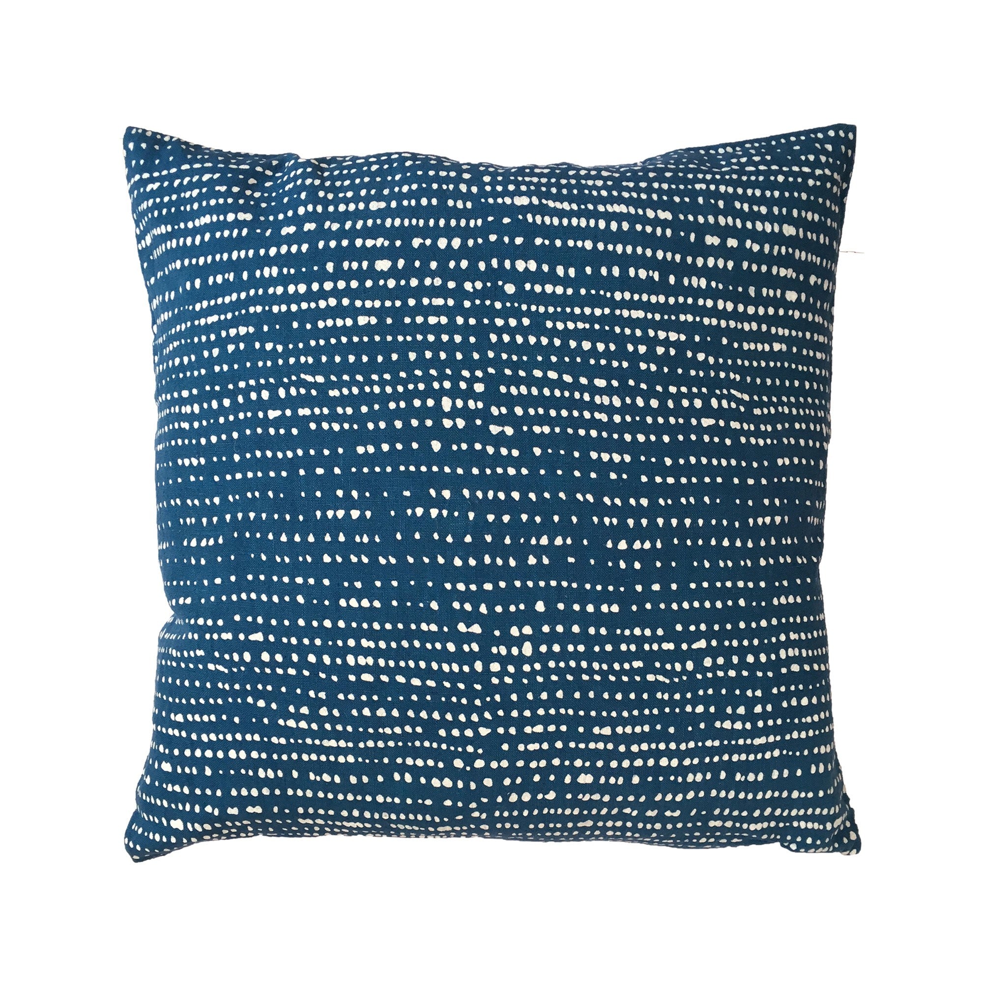 Housse de coussin Snowflakes bleu