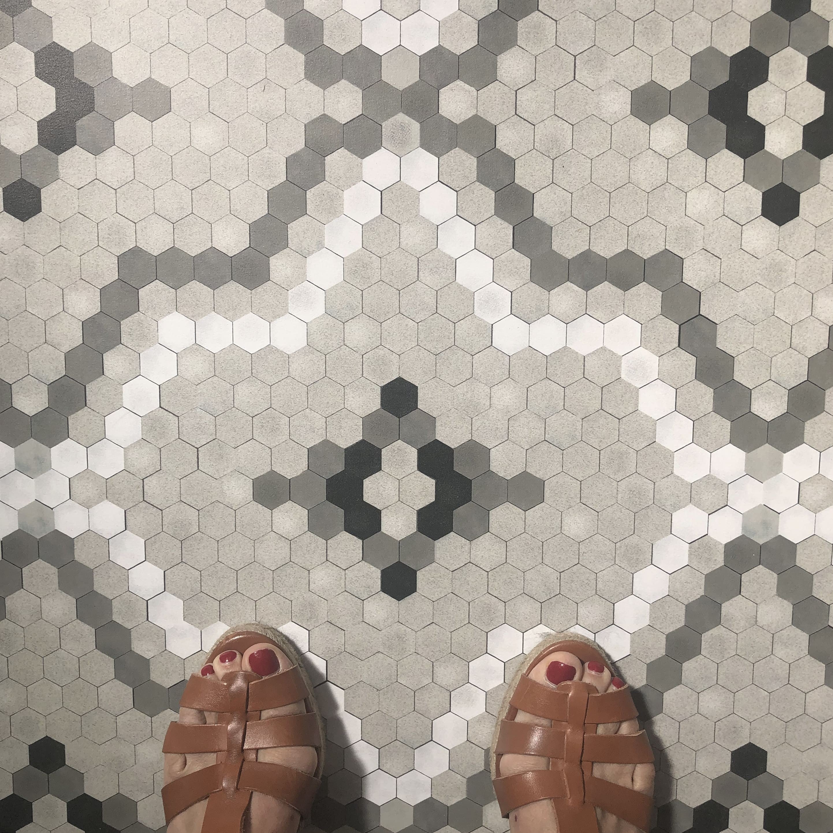 Design rug TOMETTES grey
