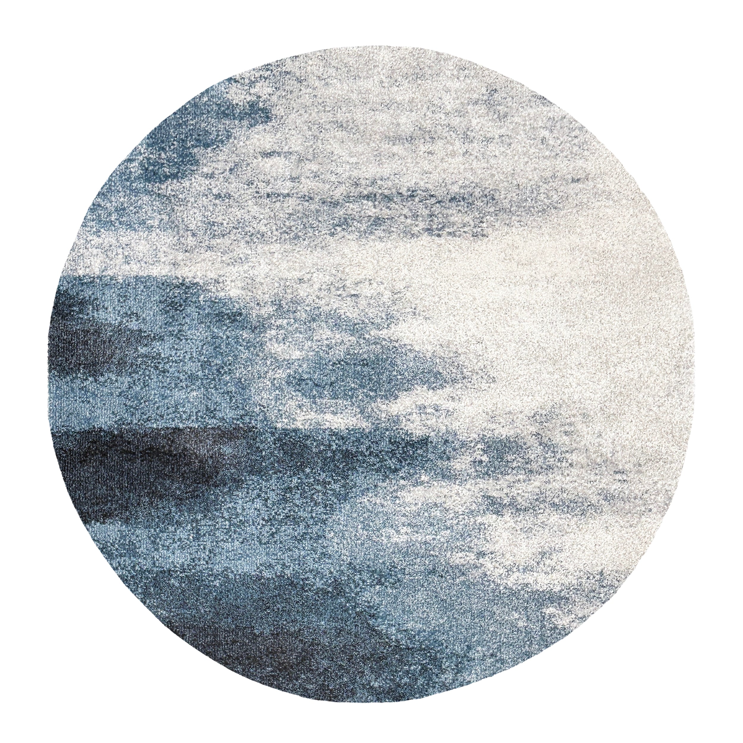 Tapis bleu rond Pacifik