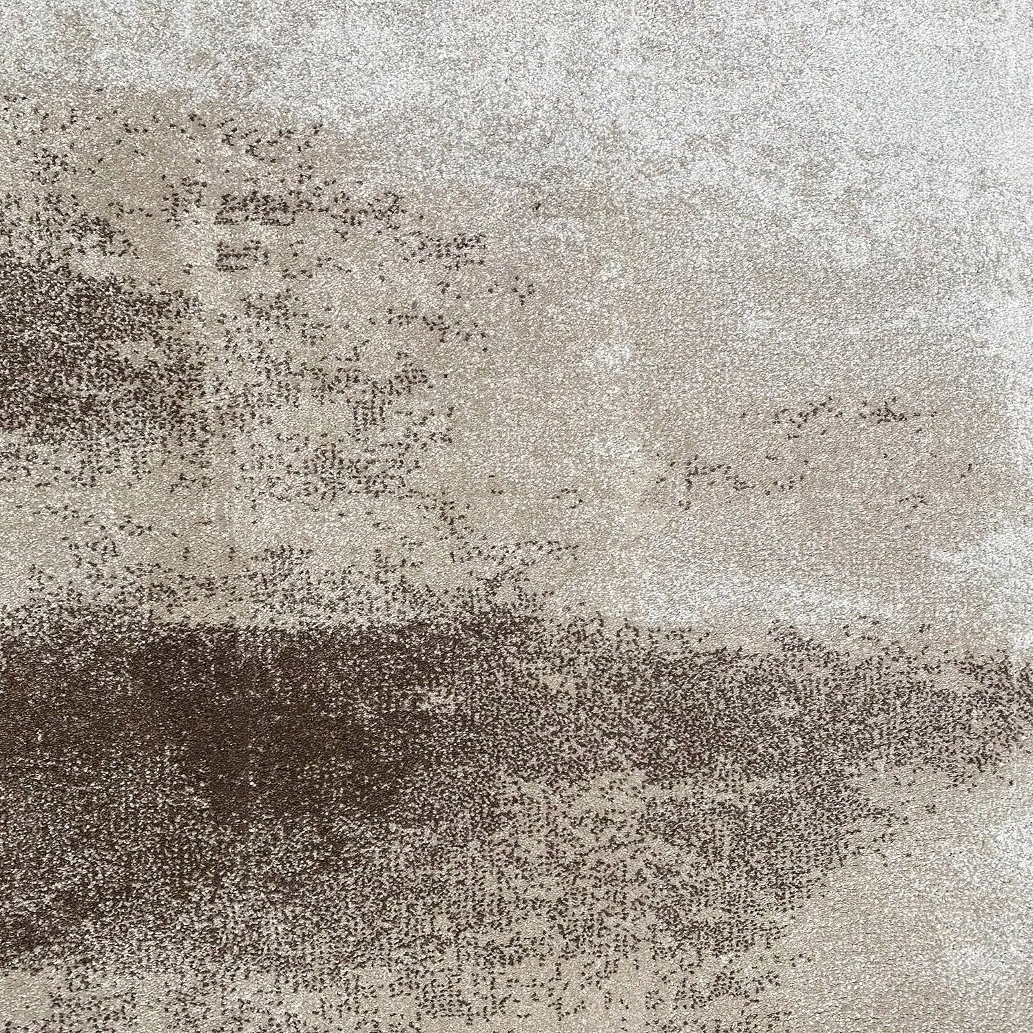 Zoom tapis beige et marron