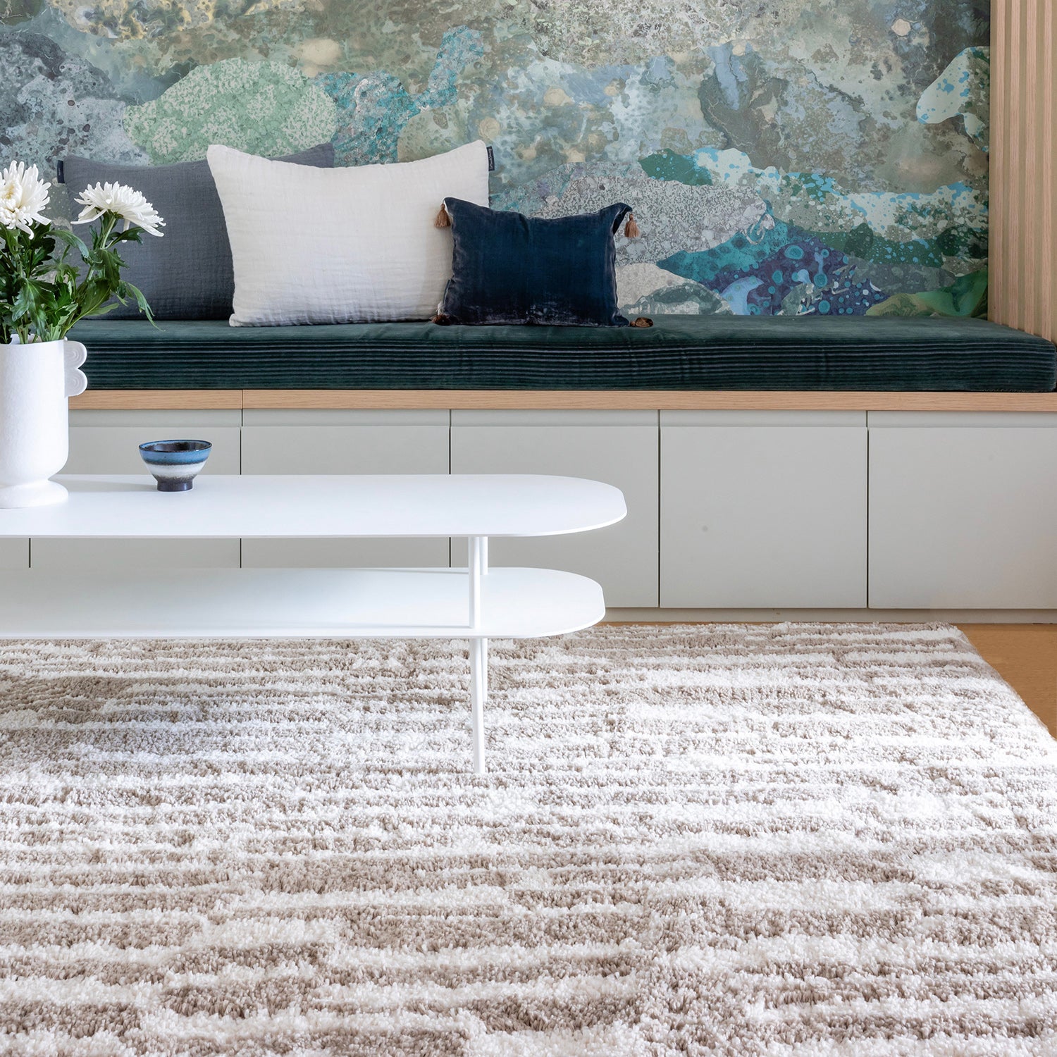 Rug beige Afflux