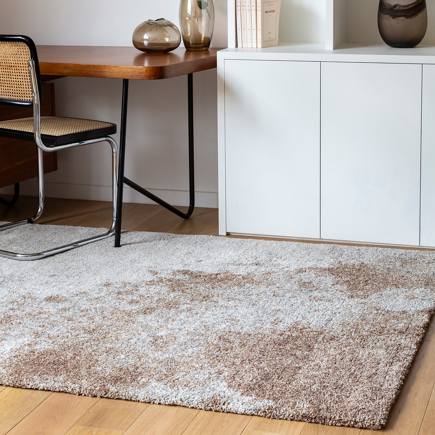 Tapis ocre Ecume