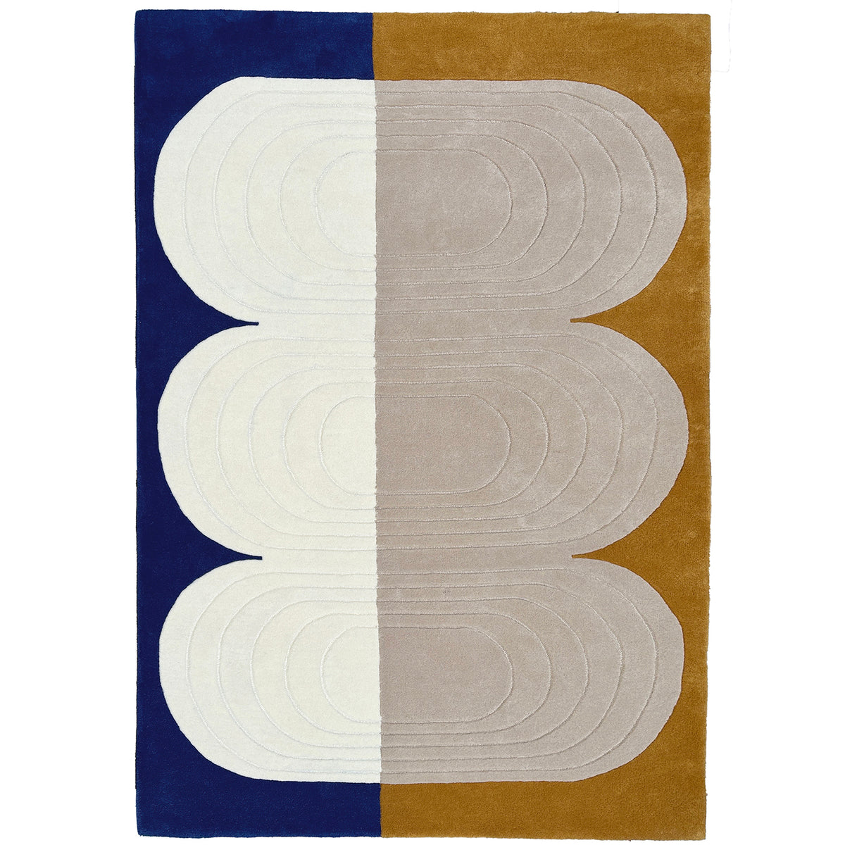 Rug yellow and blue Bibelot