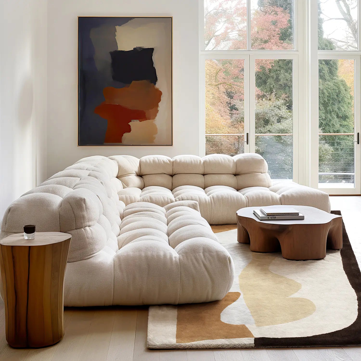 Tapis Narcisse ocre