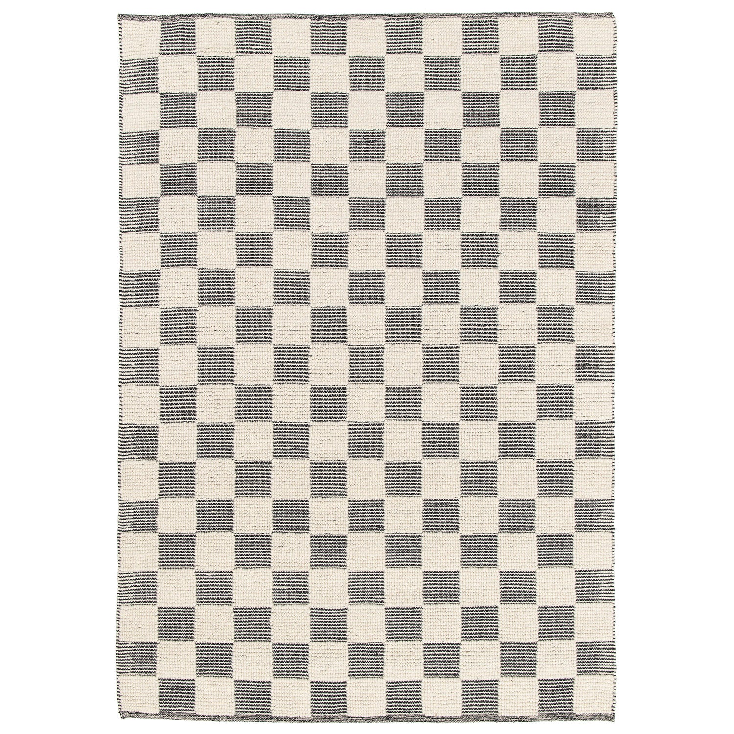 Tapis Damier noir et blanc