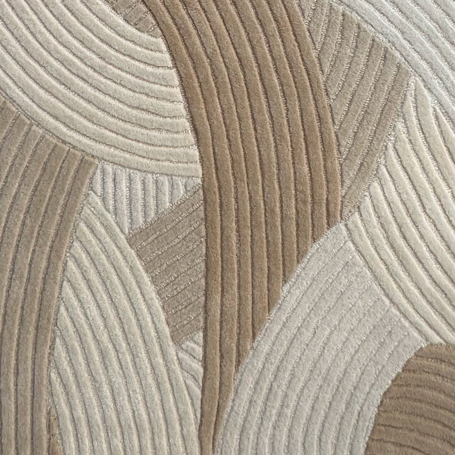 Tapis beige Canopée