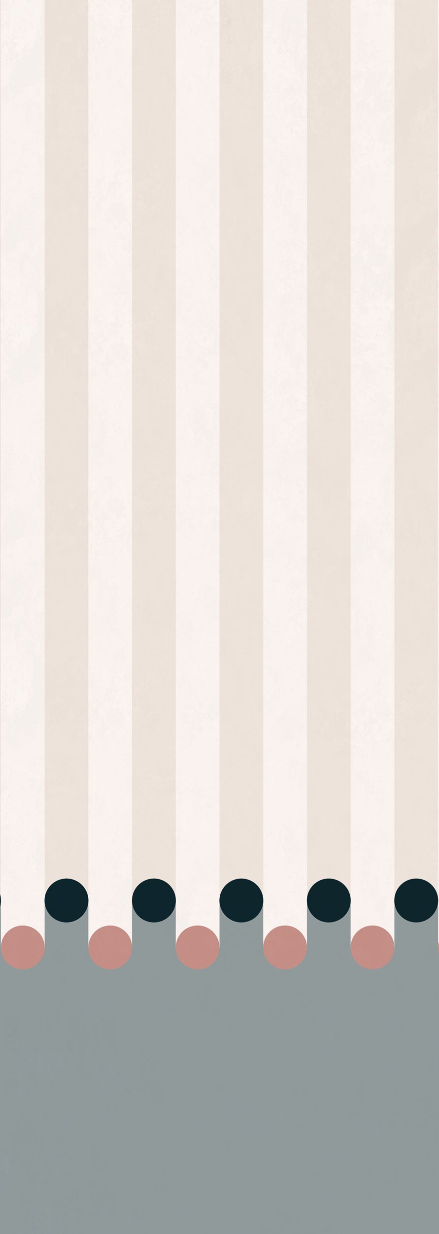 Papier peint bleu Dott