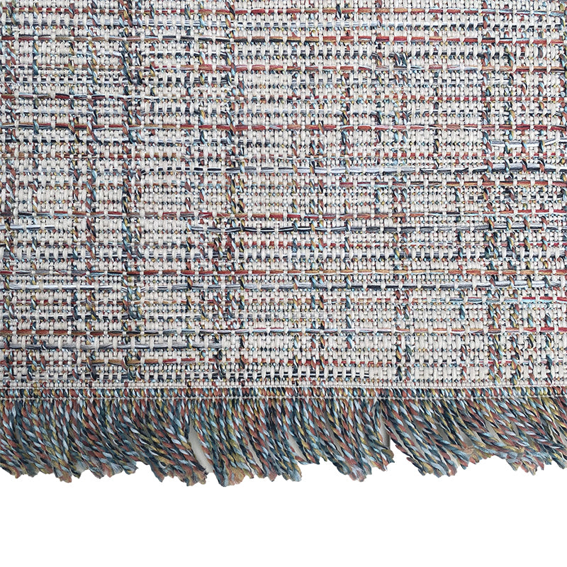 Tapis extérieur multicolore effet tweed