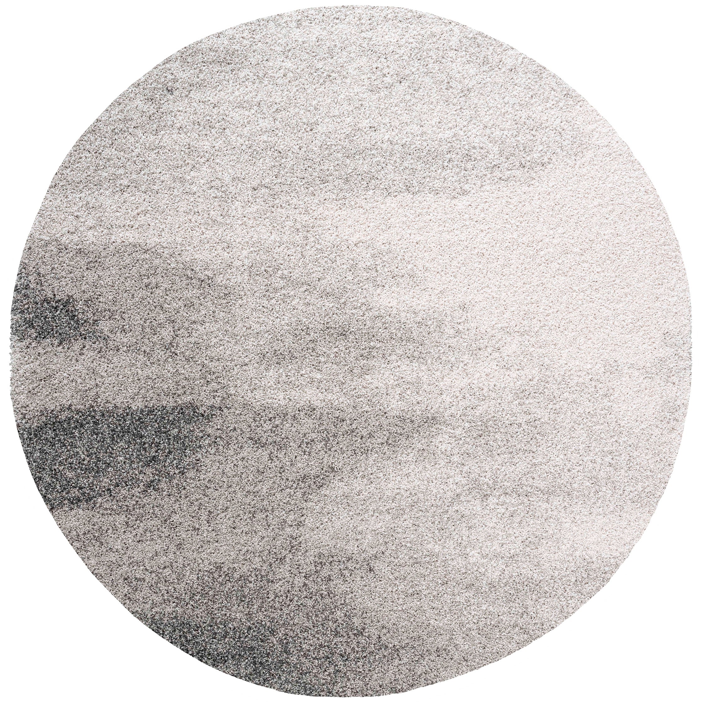 Tapis rond gris
